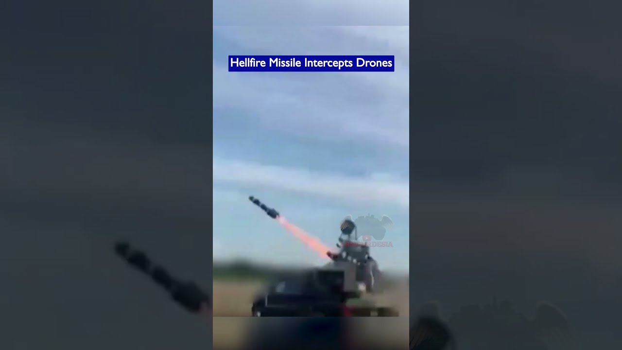 Ukraine's Hellfire Air Defense on a Pickup Truck