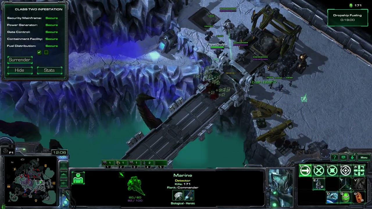 StarCraft 2 - Oh No It's Zombies 149(Arctic-Z Min. Adv.) || Marine - AR with GL