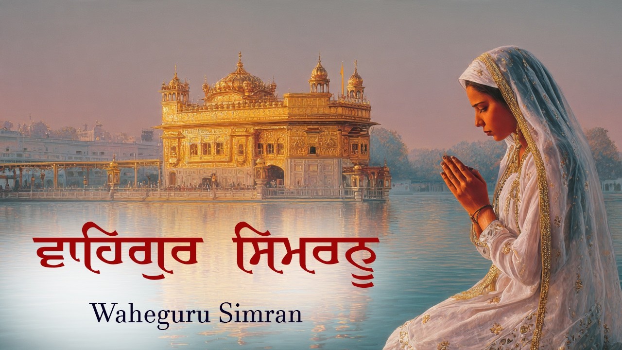 Waheguru Simran ~ ਵਾਹਿਗੁਰੂ ਸਿਮਰਨ ~ Waheguru Relaxing Music #waheguru #relaxing #meditation #wmk