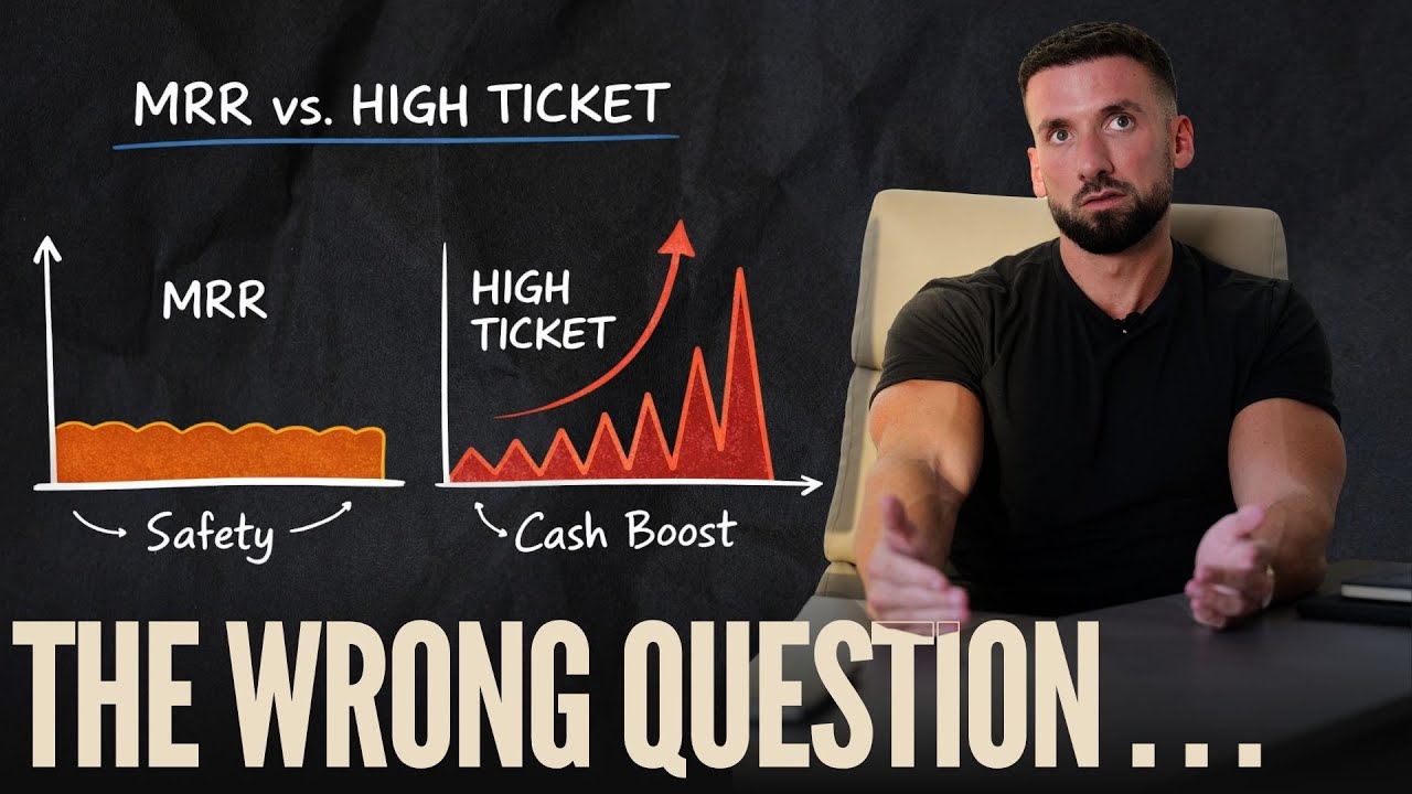 MRR vs High-Ticket Is the Wrong Question