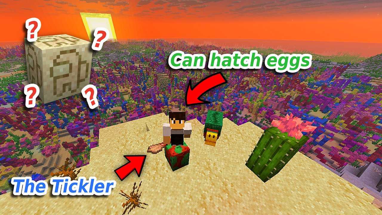 Щекотка песка и разрушение рифов для вылупления яиц в Minecraft | Прохождение Minecraft