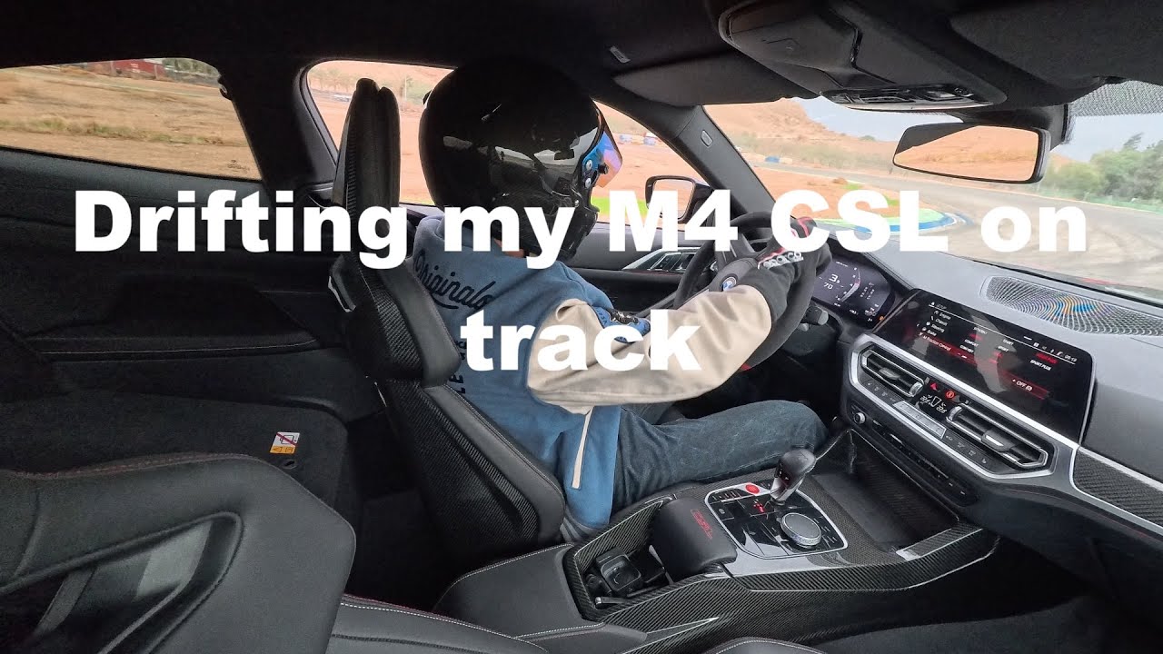 Дрифт на BMW M4 CSL на мокрой трассе | Видеоблог с трек-дня #bmw #bmwm4csl #m4csl #bmwm