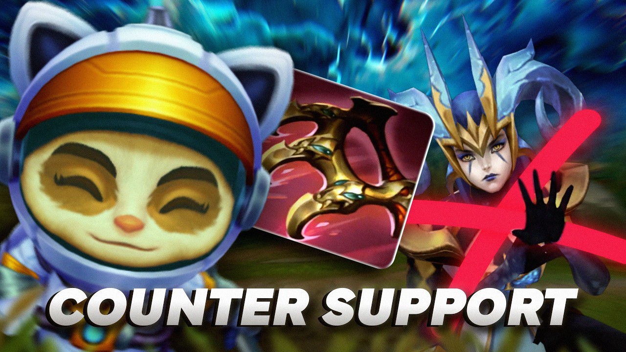 TEEMO SUPPORT 100% COUNTERS THE NEW CRINGE SUPPORT META (free LP now)