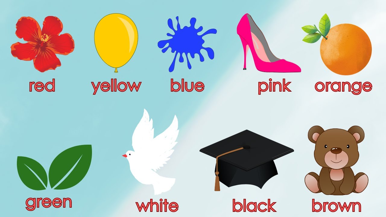 Dạy bé học tiếng Anh Màu sắc | Màu sắc tiếng Anh cho bé - Colors | Oh Vui Kids