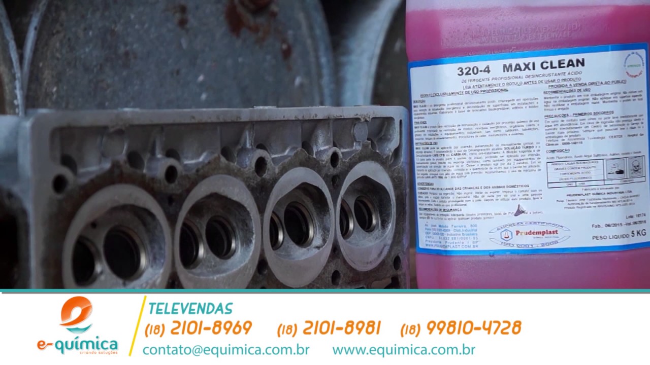 Abrilhantador de Alumínio MAX CLEAN - equimica.com.br