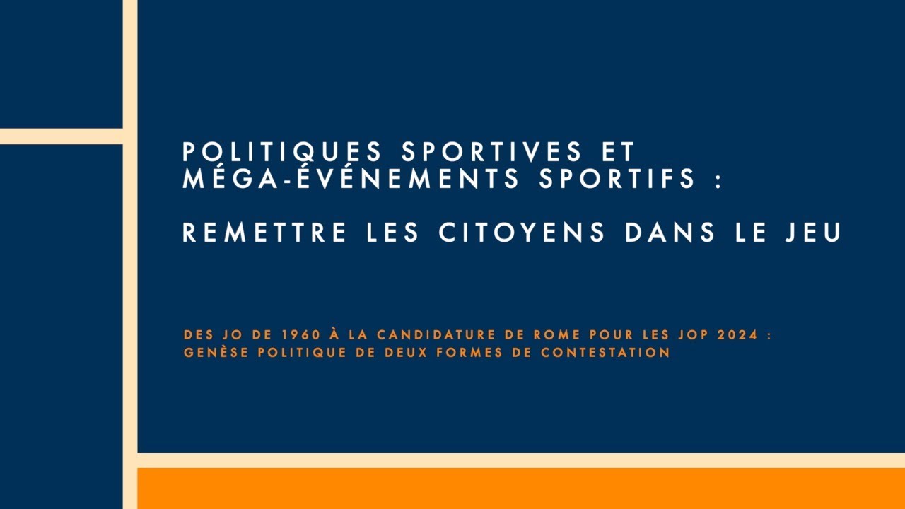 Des JO de 1960 à la candidature de Rome pour les JOP 2024 : politique de deux formes de contestation