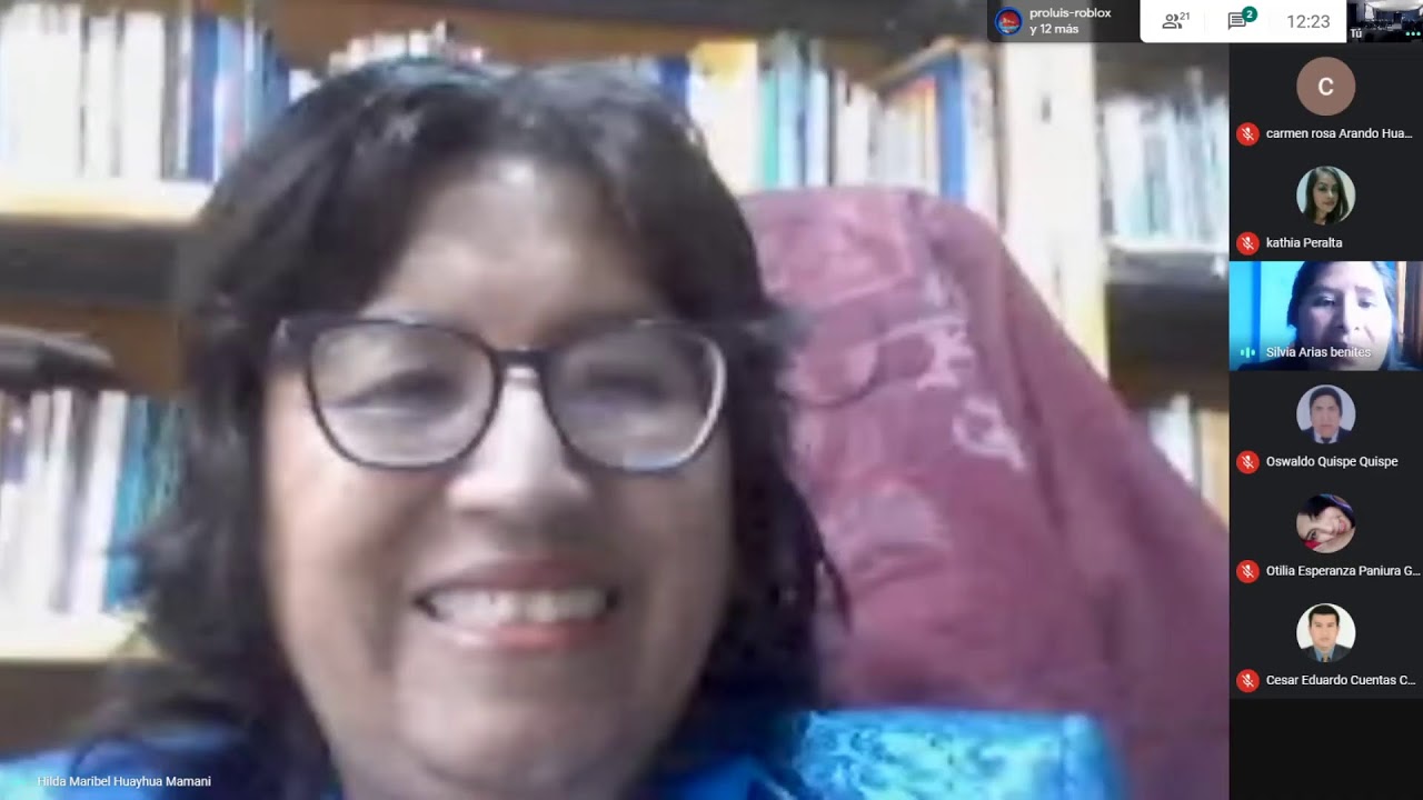Sustentación Virtual de Tesis - Carrera Profesional de Educación Inicial