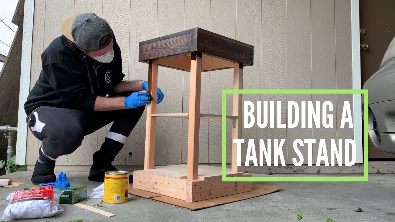 HOW TO: Build a Sweet Aquarium Stand!!!