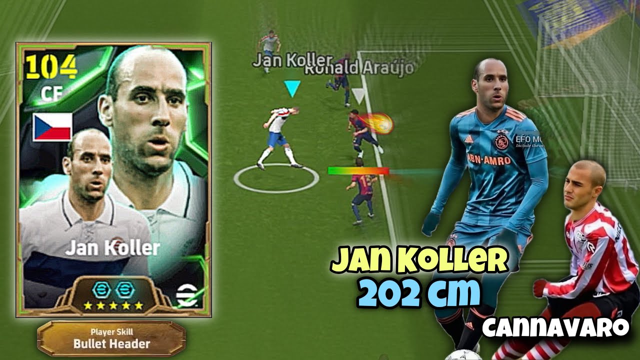JAN KOLLER + BULLET HEADER CHÚA TỂ BẦU TRỜI SƠ HỞ LÀ DỘI BOM 😱 || Efootball 2025