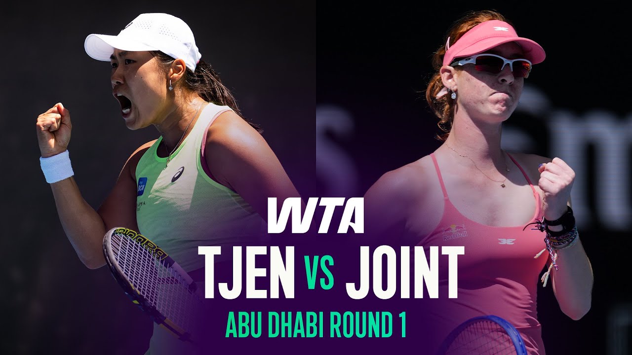 Janice Tjen vs. Maya Joint | 2026 Abu Dhabi Round 1 | WTA Match Highlights