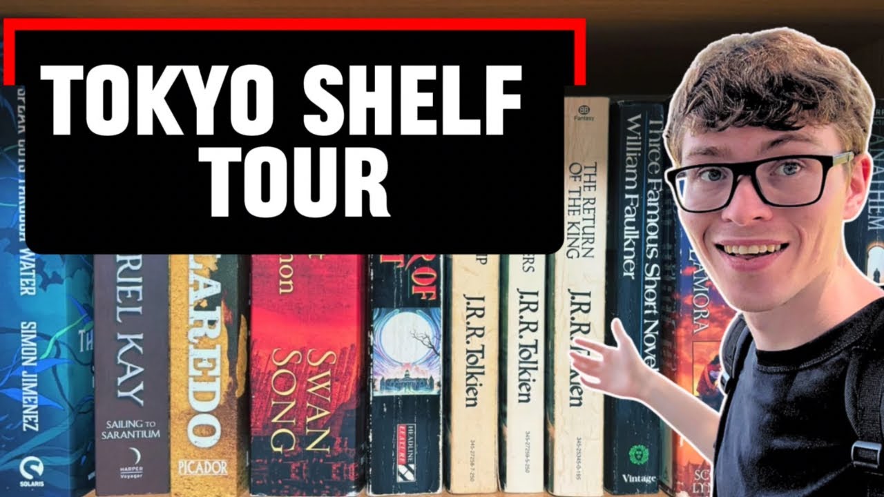 Bookshelf Tour (tiny Tokyo apartment) 🍙 