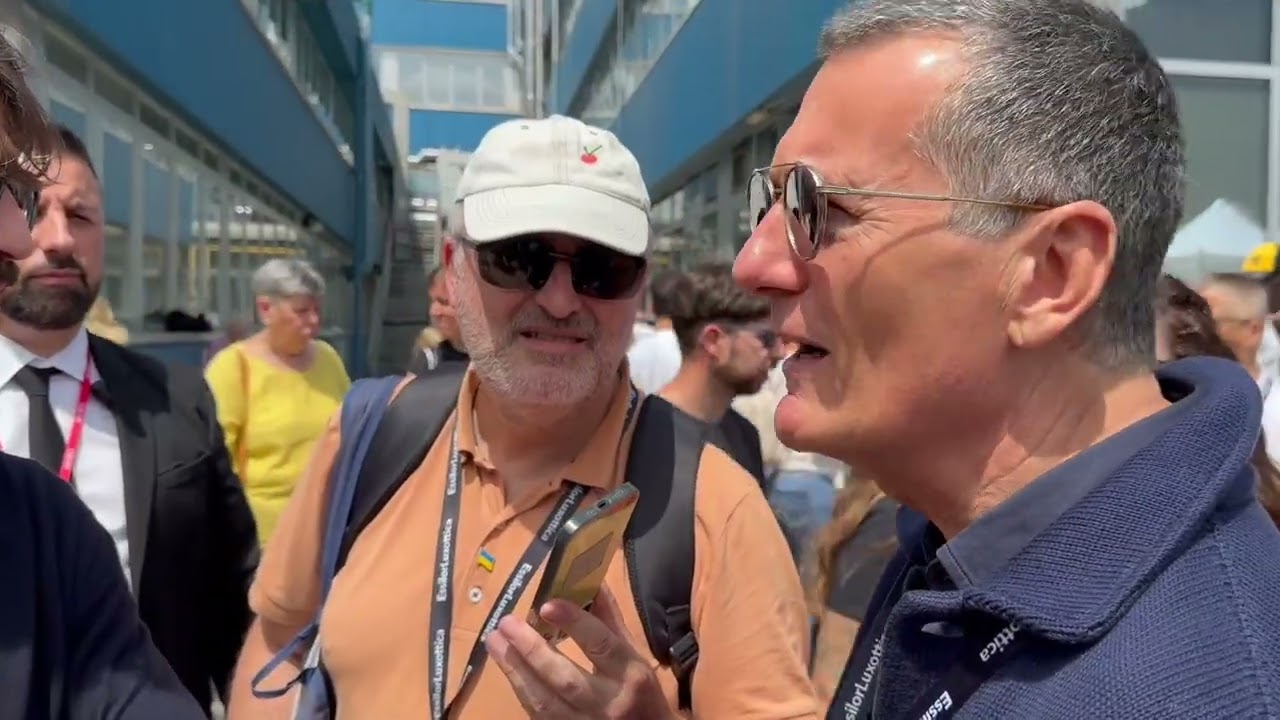 Francesco Milleri. presidente di Luxottica: 