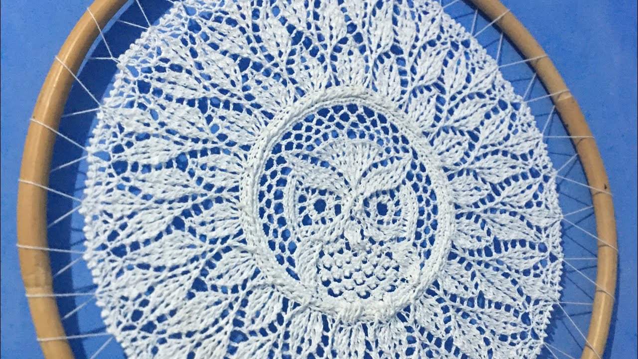 3D Owl doily crochet |Part1|
