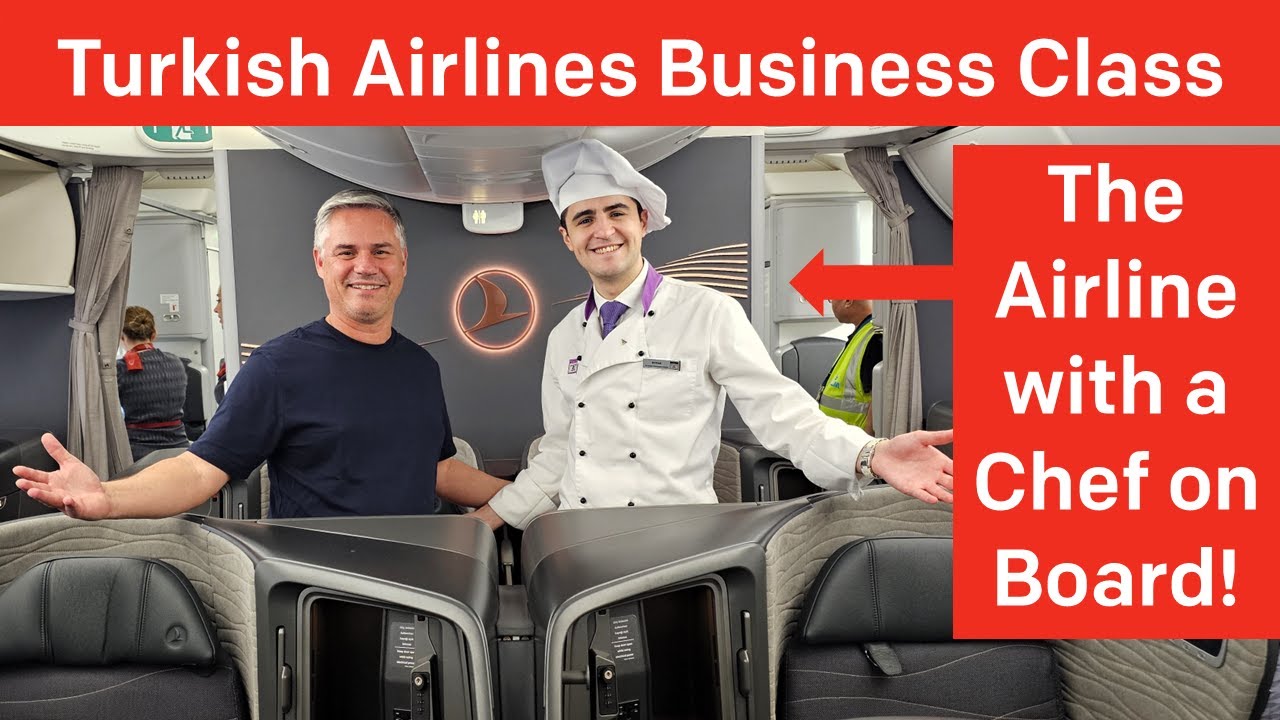 Бизнес-класс Turkish Airlines — авиакомпания с шеф-поваром на борту