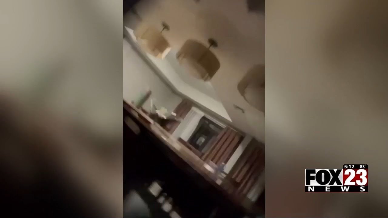 Video: Tornado hits hotel and nearby business in Bartlesville