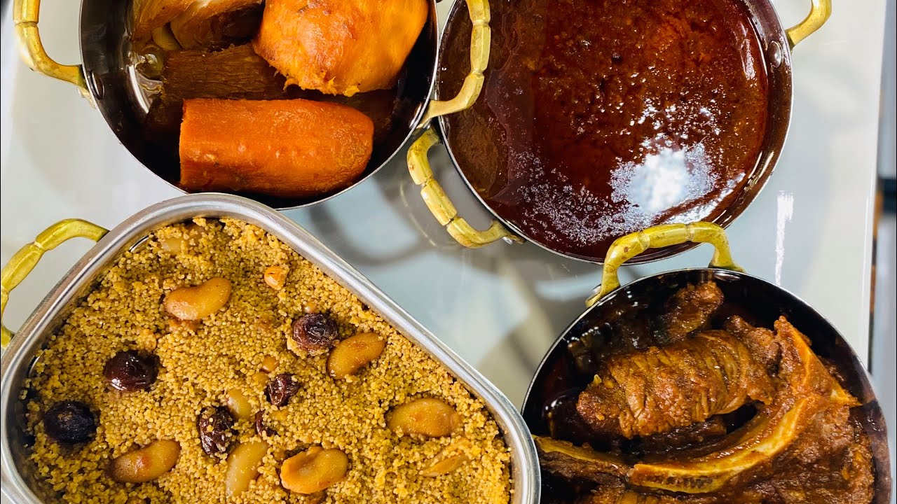 Thière bassi saltè (couscous de mil a la sénégalaise )