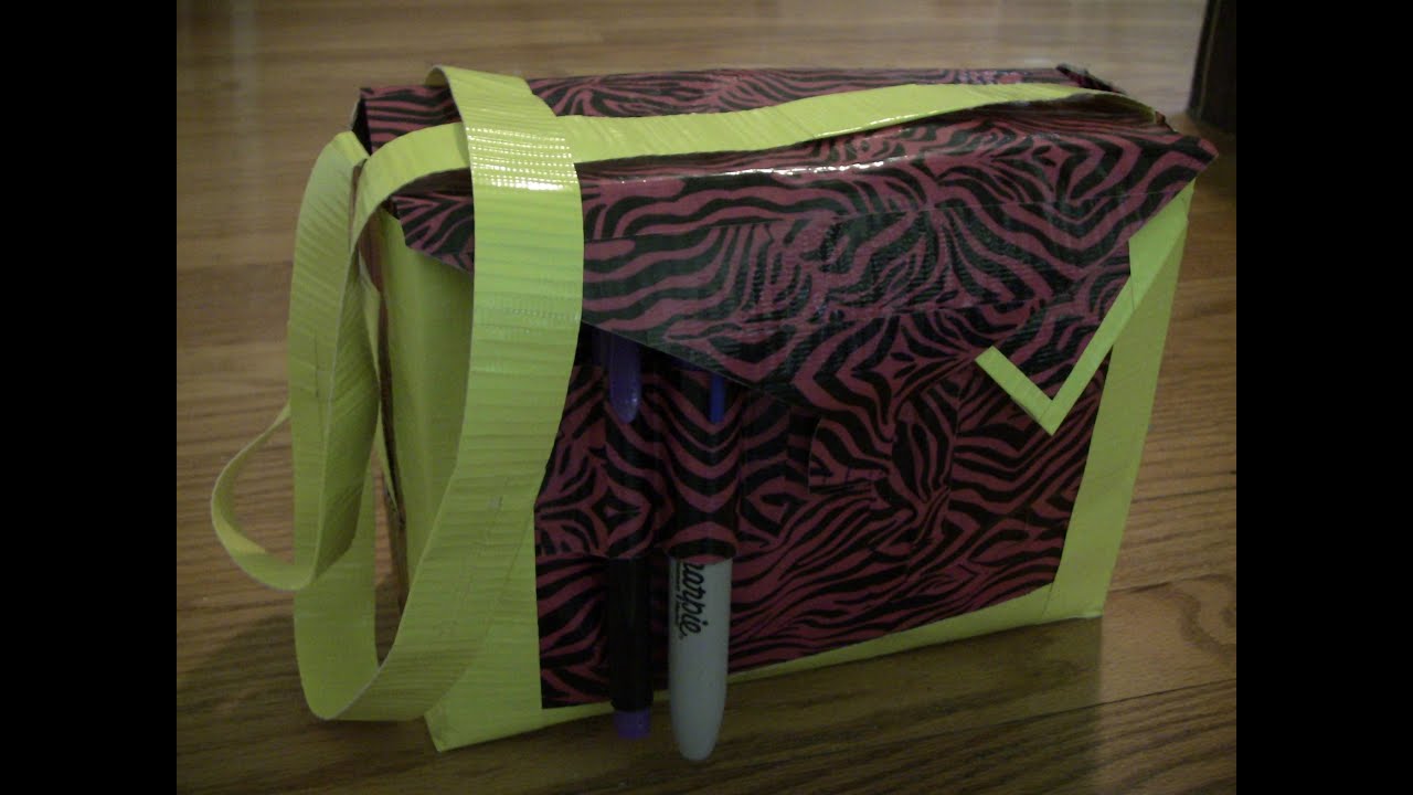 How to make a Duct tape Purse!