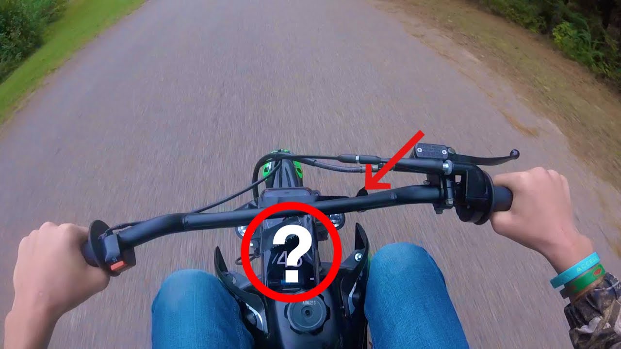 Тест скорости на питбайке Tao Tao 110cc