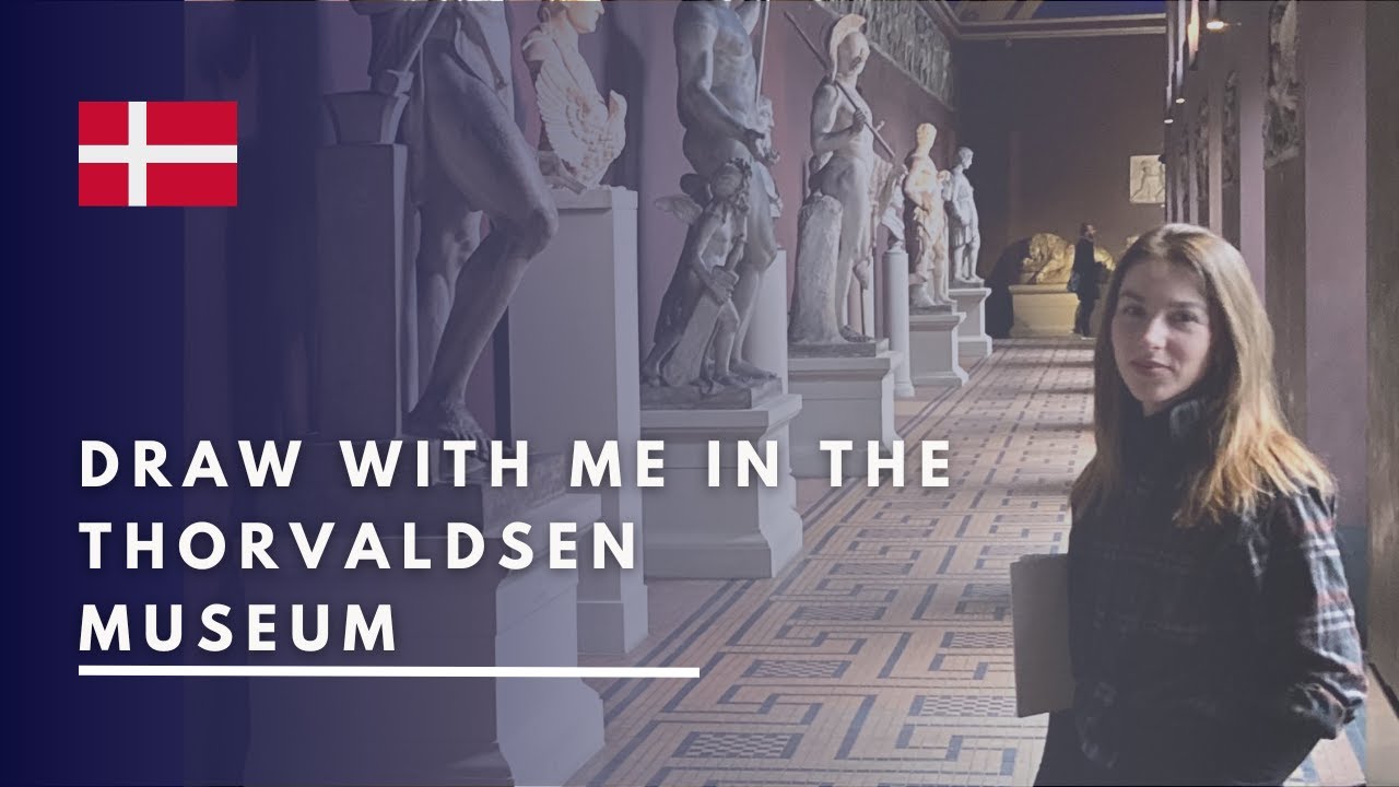 Drawing in a Museum: Thorvaldsen Museum in Copenhagen