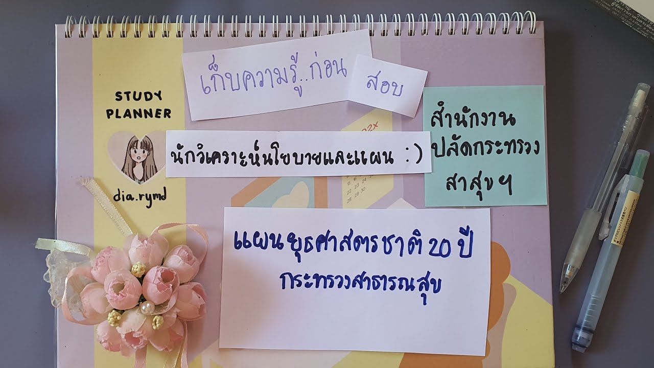 สอบ นักวิเคราะห์นโยบายและแผน สำนักงานปลัดกระทรวงสาธารณสุข : ยุทธศาสตร์ชาติ 20 ปี  กระทรวงสาธารณสุข