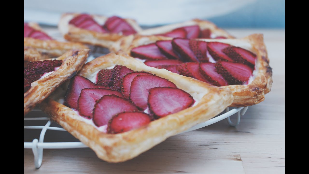 Hojaldres de fresas (fácil y rápido!) - Cloudlet