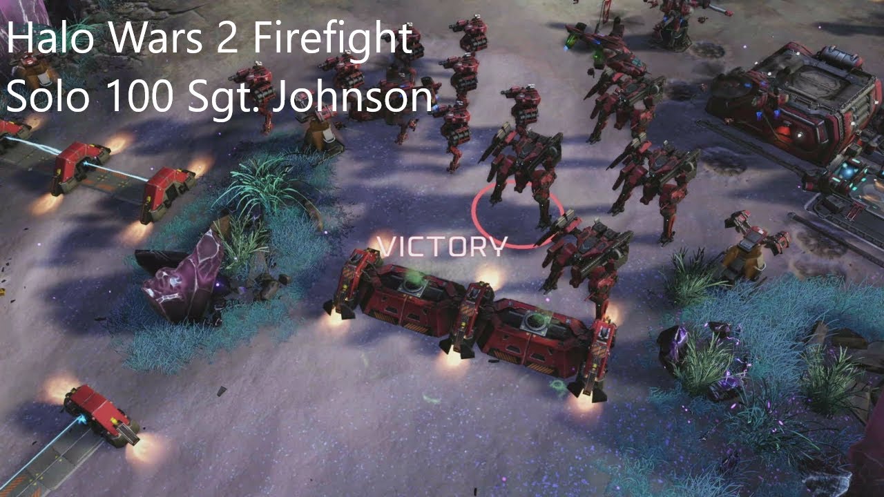 Halo Wars 2 Firefight Solo Wave 100 Sgt Johnson