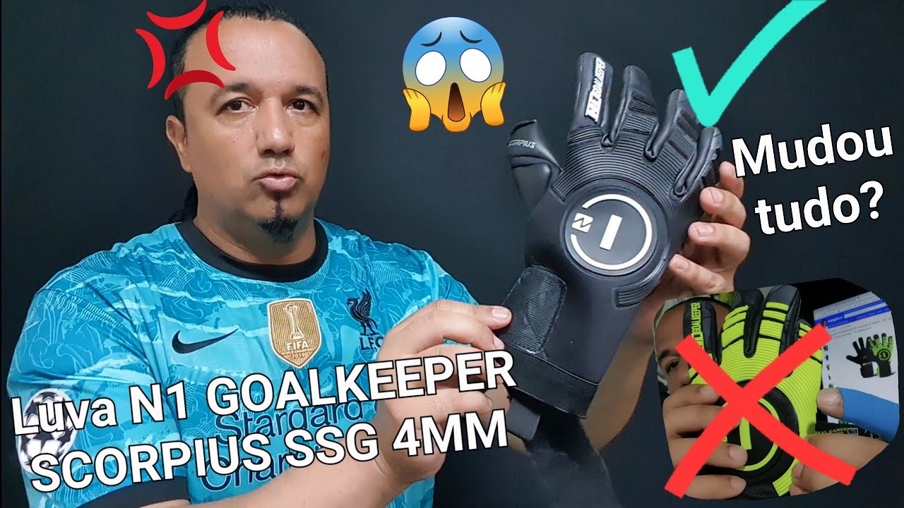 N1 Goalkeeper Scorpius 2023 Ssg  (Profissional). A luva do Goleiro Fábio. Mudaram Toda LUVA.