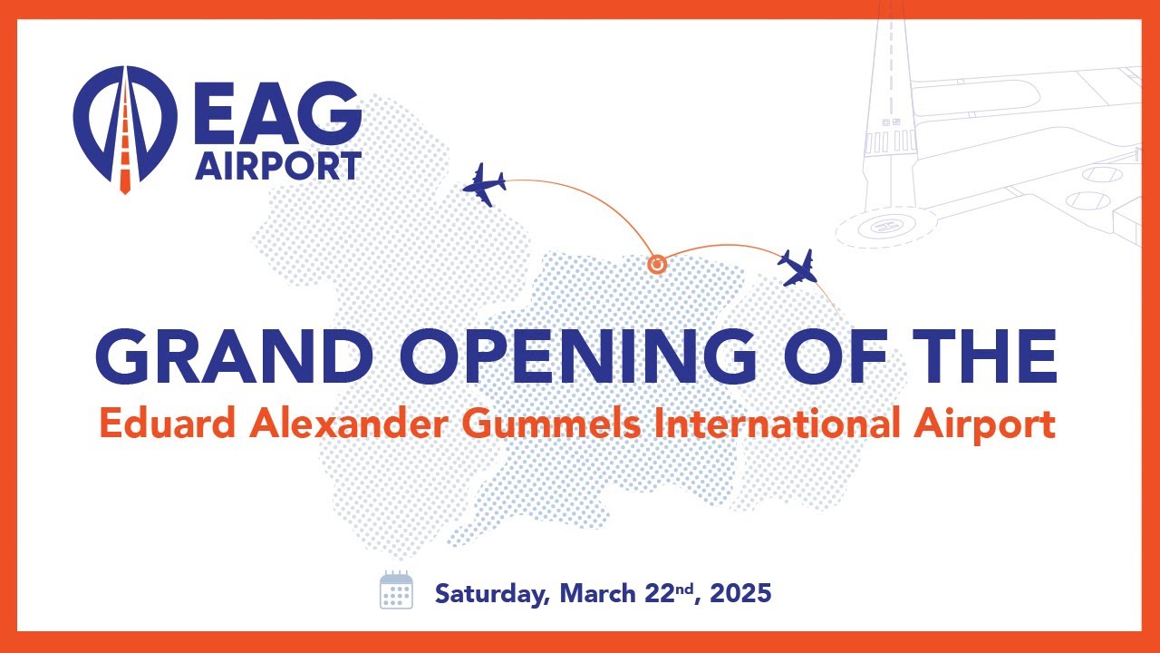 LIVESTREAMING : Grand Opening OF THE  Eduard Alexander Gummels International AIRPORT