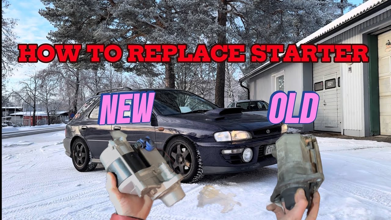 HOW TO REPLACE /FIX STARTER MOTOR