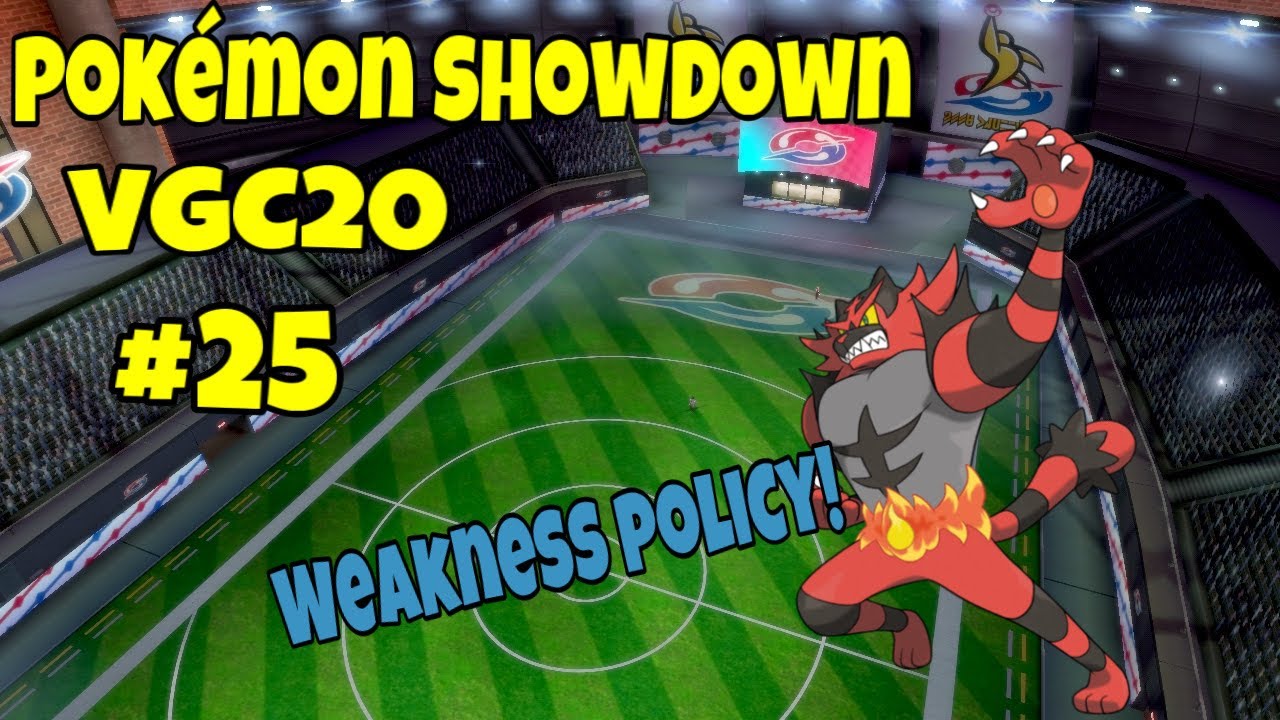 WEAKNESS POLICY INCINEROAR! VGC20 Ladder on Pokemon Showdown #25