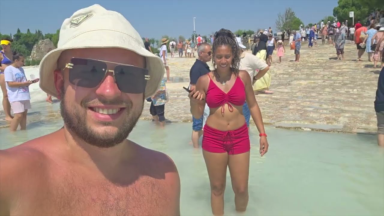 We Visit Pamukkale!!!!!! TURKEY MARMARIS
