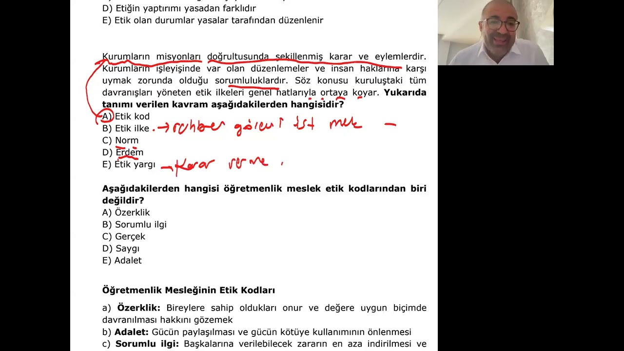 MEB-AGS MEVLÜT GÜNDÜZ SORU KAMPI VİDEO 6 