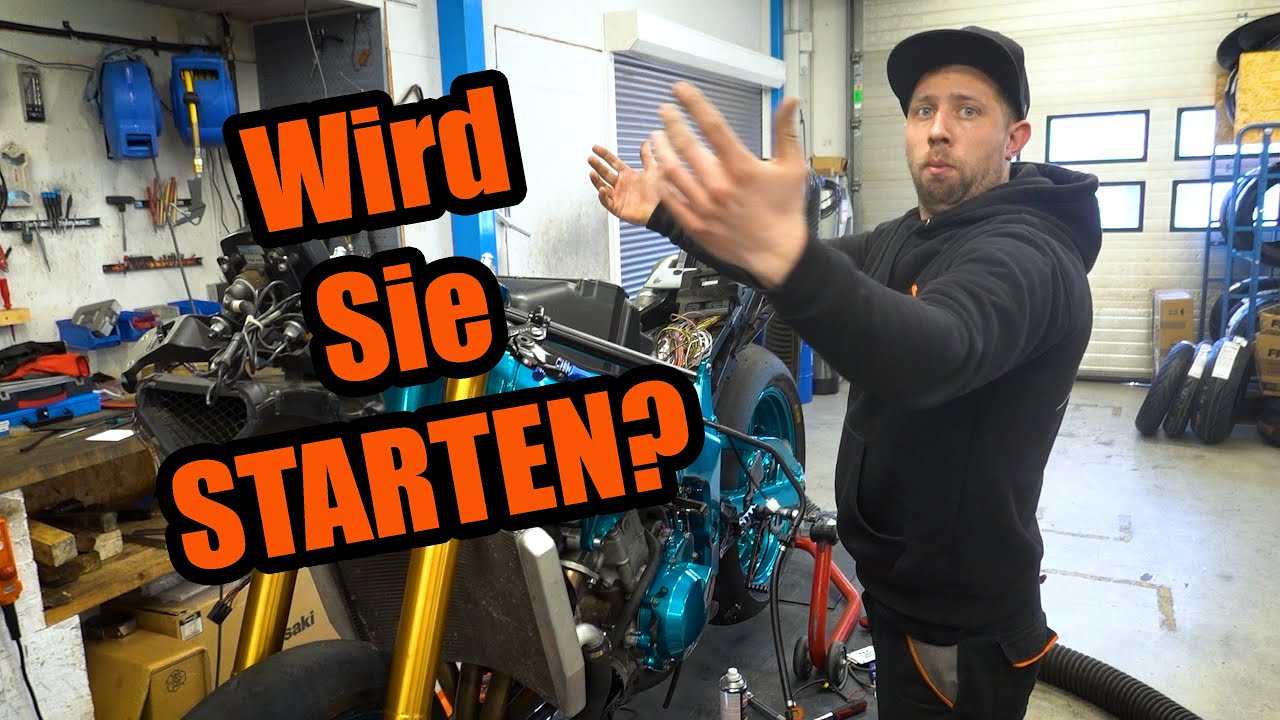 Wird sie STARTEN? | Motoreinbau bei Kawasaki ZX 6 R