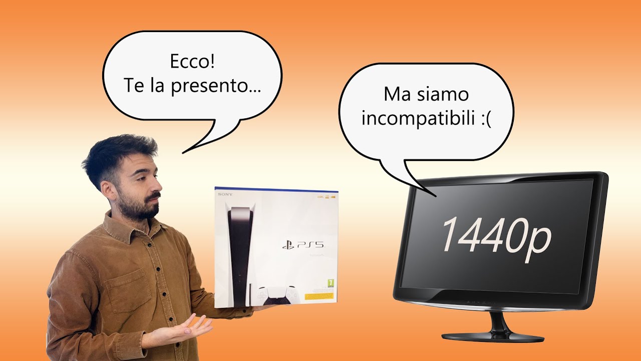 PlayStation 5 : Monitor 1440p incompatibile!? #inParolePovere