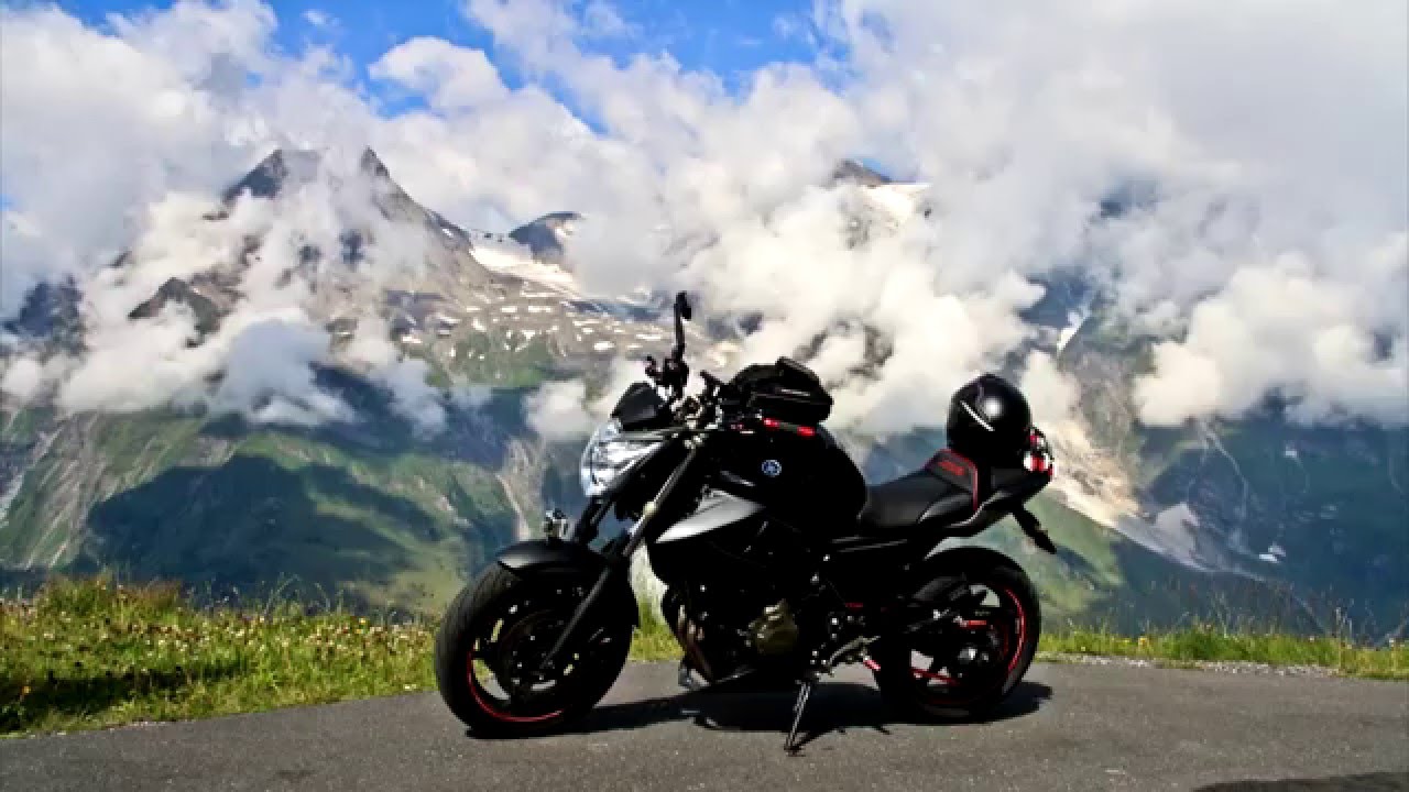 Großglockner Hochalpenstraße mit dem Motorrad Yamaha XJ6 N