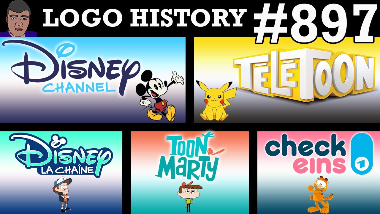 LOGO HISTORY #897 - T&eacute;l&eacute;toon, Check Eins, Toon Marty, La cha&icirc;ne Disney & Disney Channel Germany