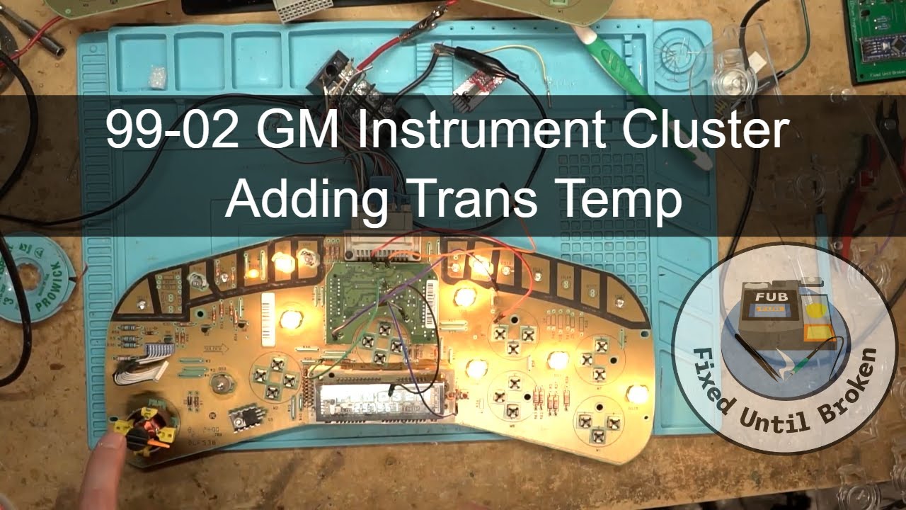 Adding Transmission Temperature to a 99-02 GM Truck Cluster