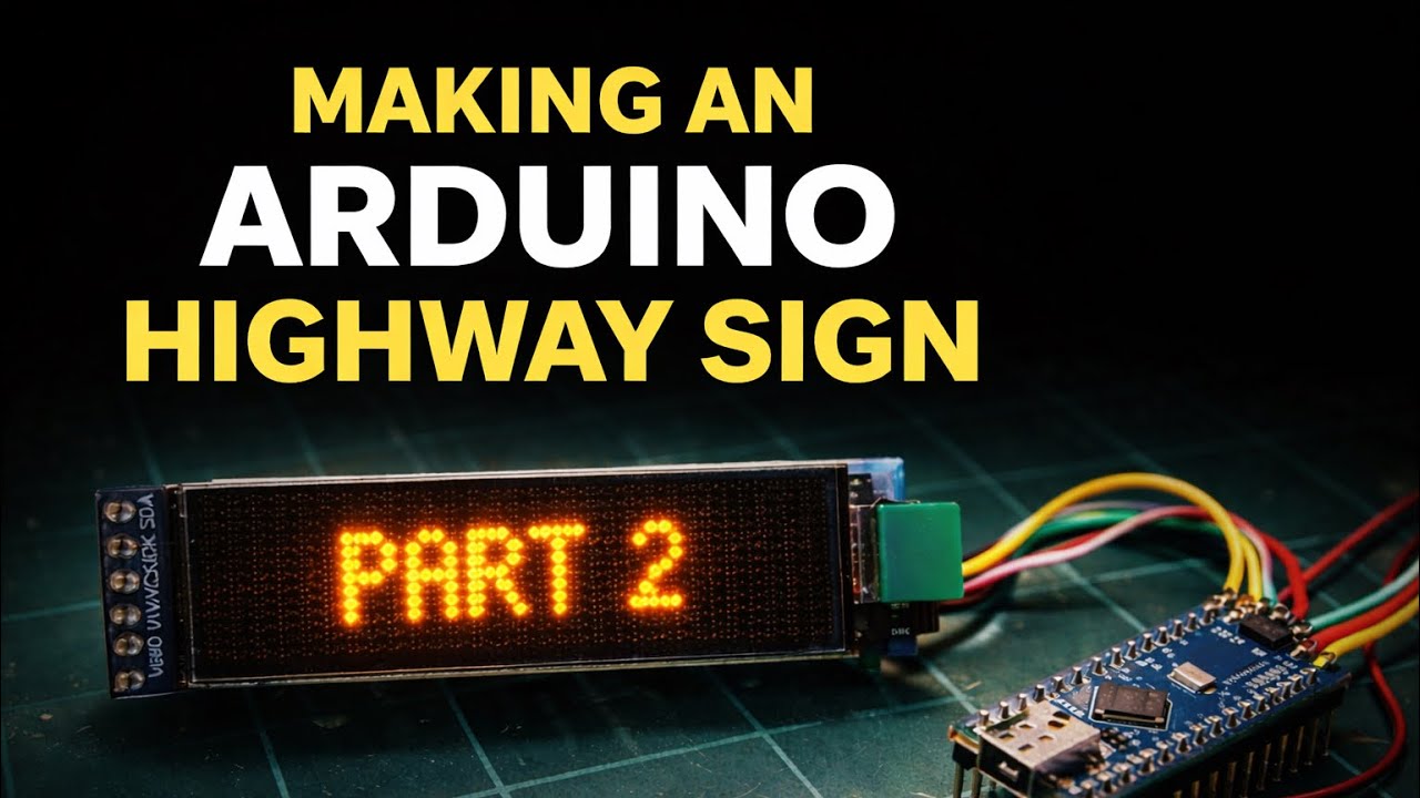 Arduino: светящийся дорожный знак — Часть 2