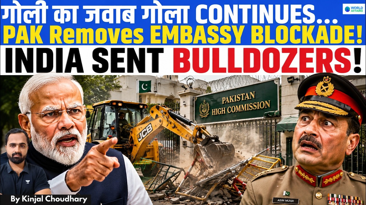 Pak Removes India's Barricades&hellip; Then India Sends BULLDOZERS To Pakistan High Commission! | Kinjal