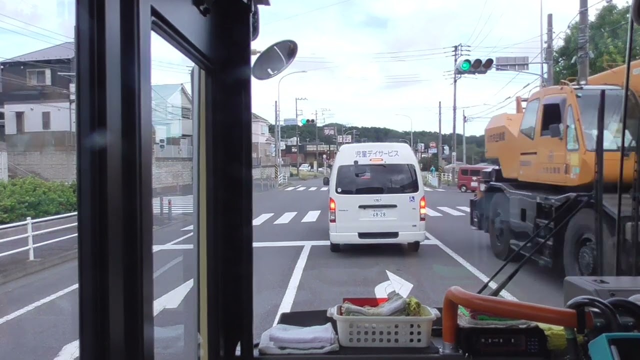 神奈中バス 下15 前面展望 下飯田駅⇒いずみ台⇒俣野公園・横浜薬大前
