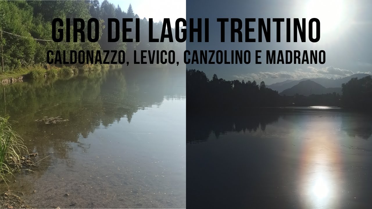 Giro dei laghi in Trentino - Laghi di Caldonazzo, Levico, Canzolino e Madrano 🚴🌅