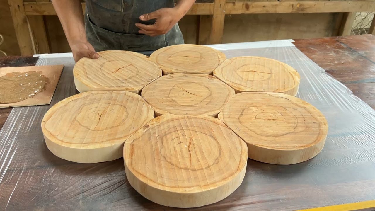 I Found a Broken Longan Tree and Turned It Into Incredible Furniture