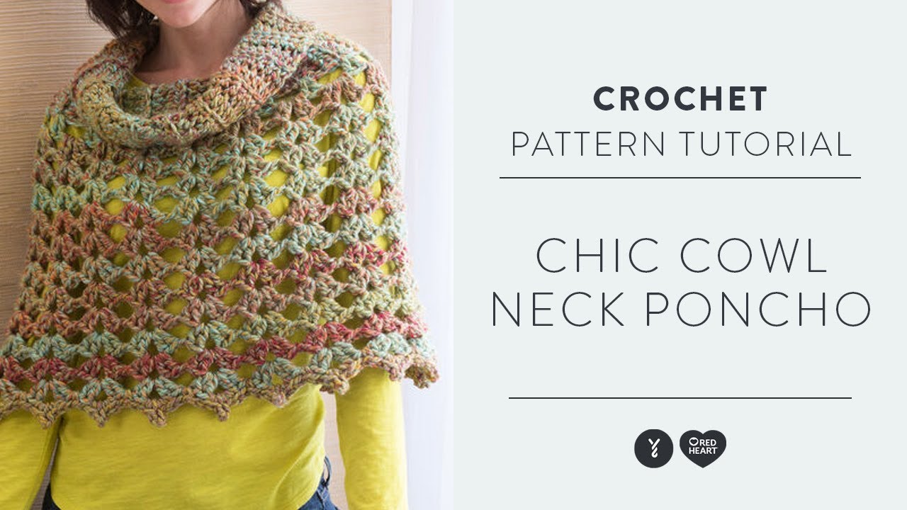 How to Crochet a Chic Cowl Neck Poncho | Step-by-Step with Marly Bird