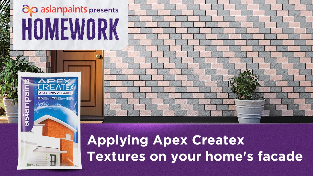 Apex Createx Textures: Acheiving a stunning look | Homework by Asian Paints