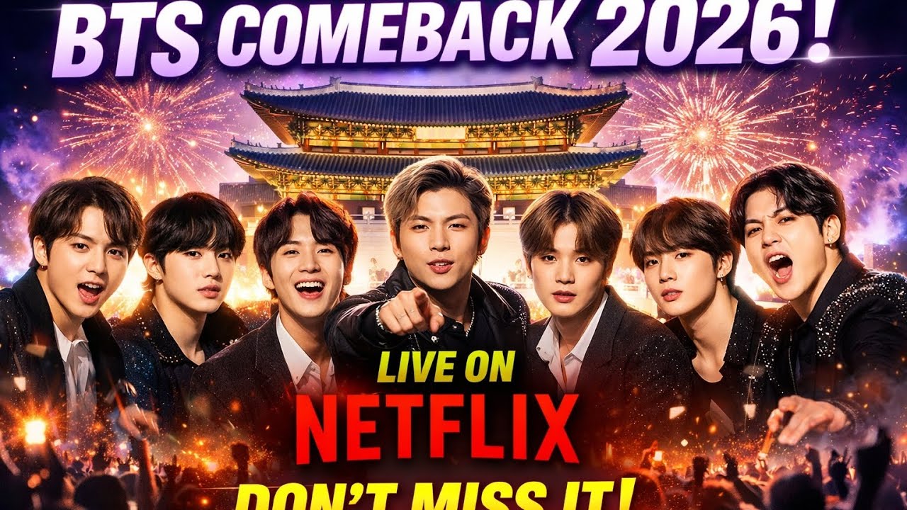 BTS LIVE on Netflix | 21 March 8 PM 🔥 ARMY Are You Ready? 💜 #bts #btsarmy #video #viral #trending 