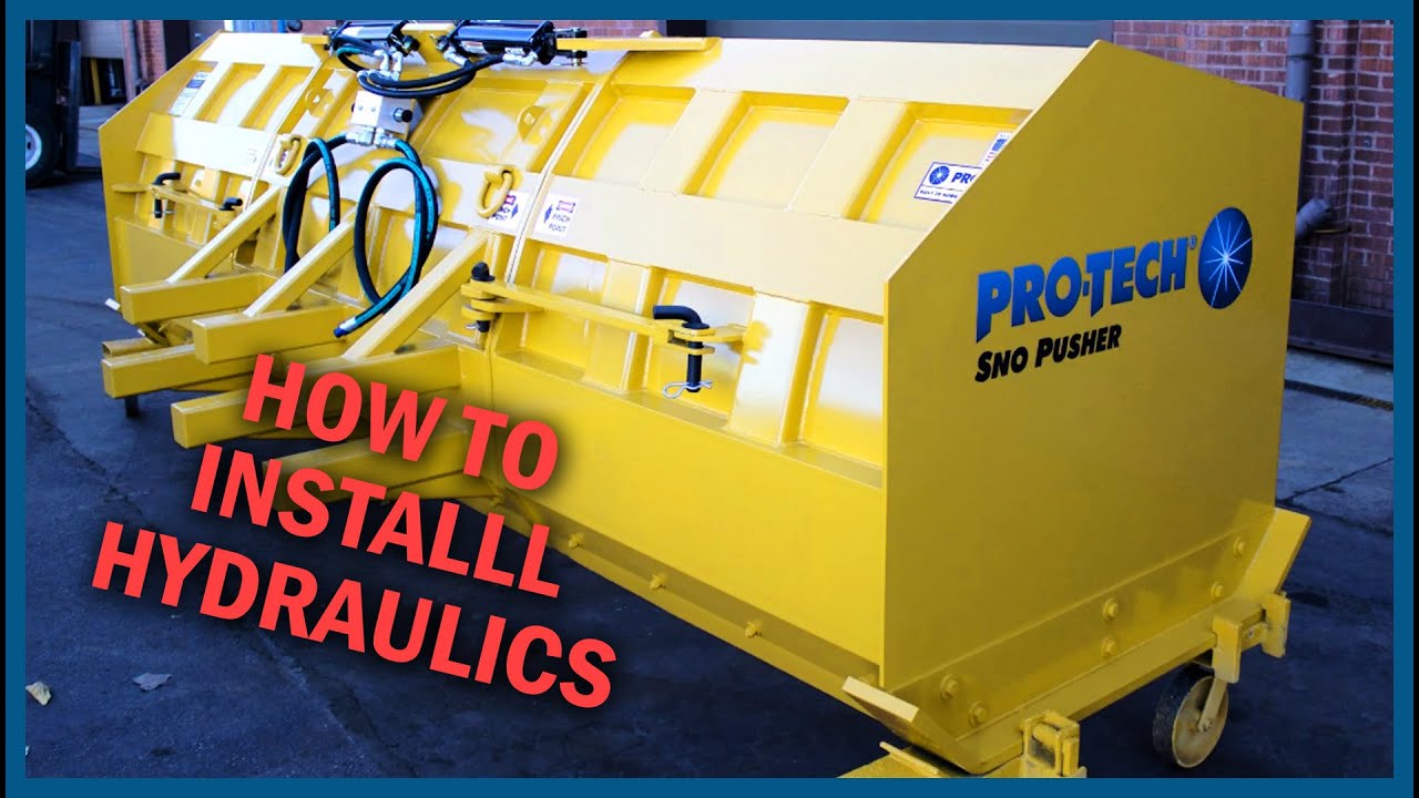 How to Install a Hydraulic Kit - Foldout Snow Pusher