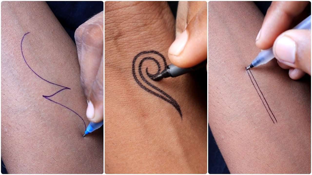 New simple tribal tattoo & skull tattoo designs || must watch amazing ideas 😲