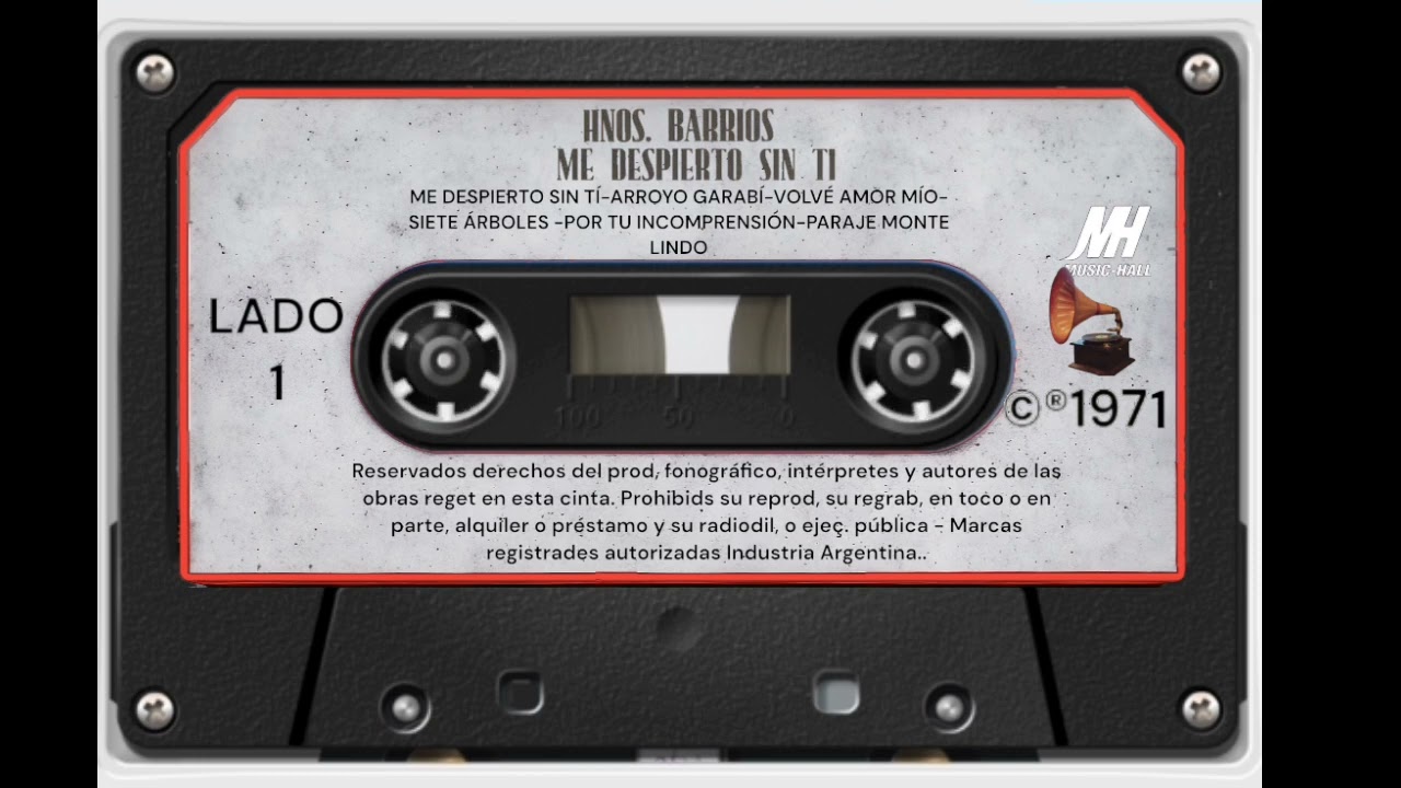 HNOS. BARRIOS (ME DESPIERTO SIN TI)©® 1971 MUSIC HALL (LADO 1)