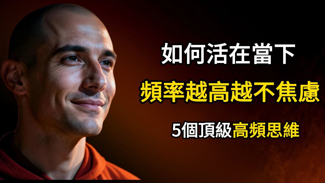 爲什麼頻率越高的人越不焦慮？如何活在當下？拆解5個頂級高頻思維，助你活出高級鬆弛感，送4個調頻心法。
