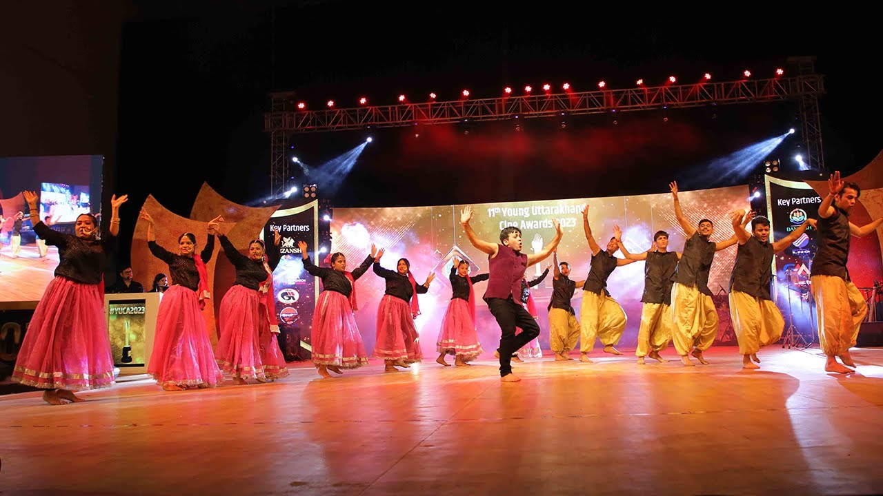 A tribute performance to the late Gunjan Dangwal with his superhit songs on the stage of #yuca2023